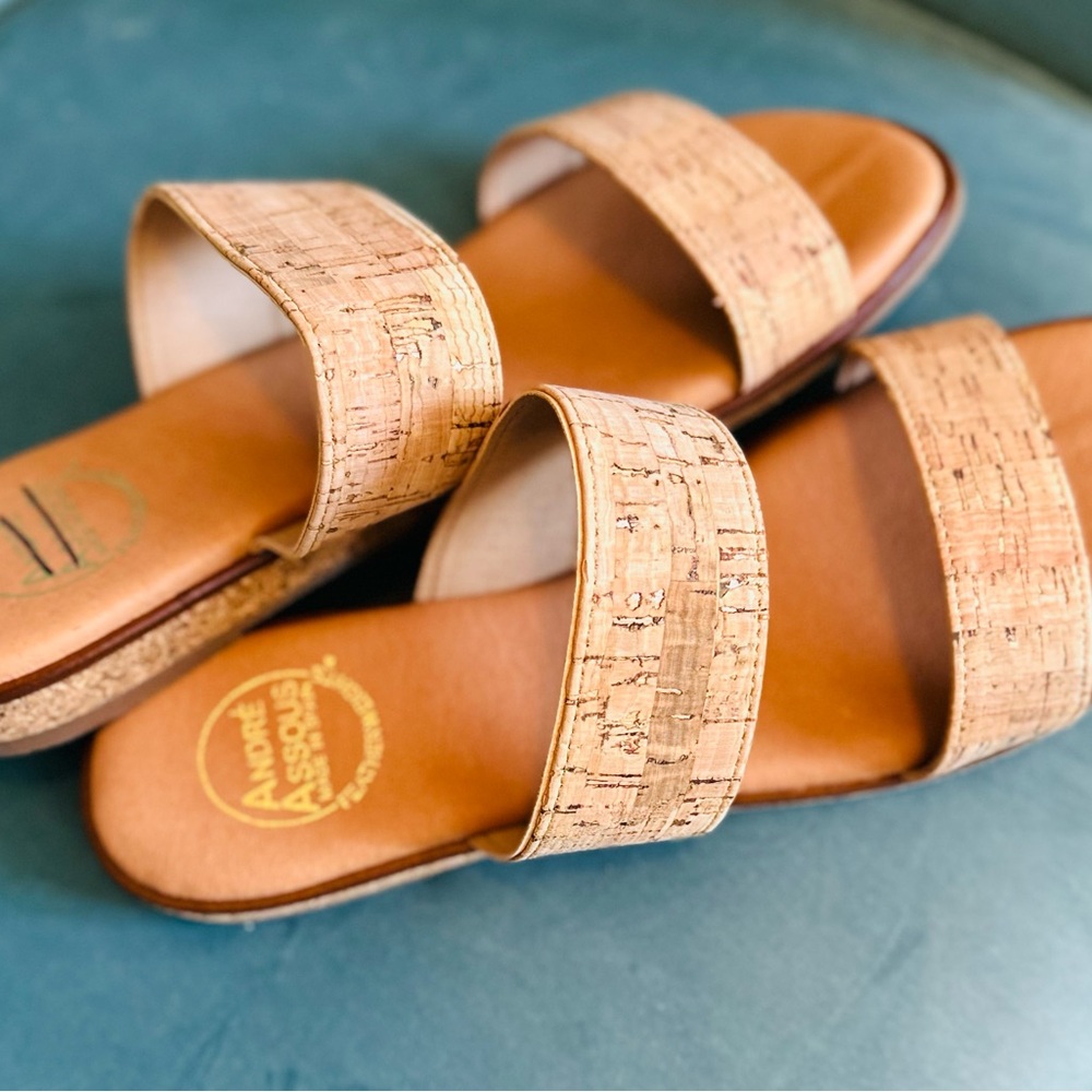 Andre Assous Cork sandals, size 40 (US 9-9.5)
